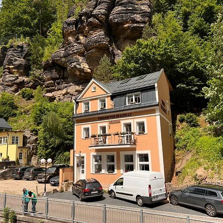 Pension Pod Skalou Hřensko Exterior foto