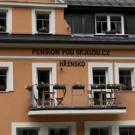 Pension Pod Skalou Hřensko Exterior foto