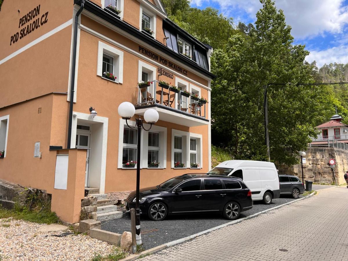 Pension Pod Skalou Hřensko Exterior foto